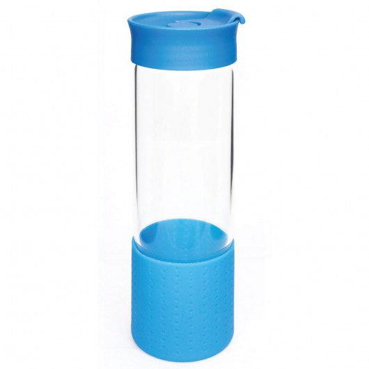 Cyan Tip Top Glass Bottles
